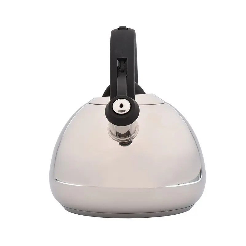 Чайник Lessner со свистком и нержавейкой черная ручка 3 л (49517) - фото 2