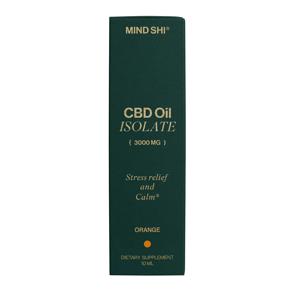 Ізолят канабідіолу Mind Shi CBD Oil Isolate Orange 3000 мг 10 мл - фото 5