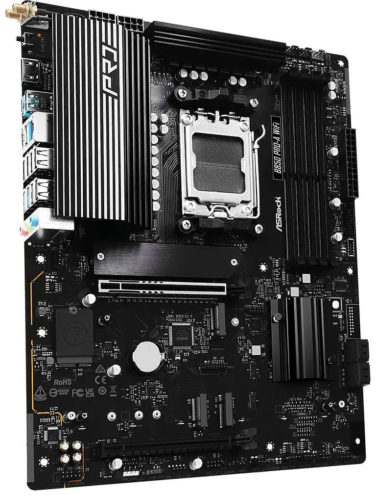 Материнская плата AsRock B850 PRO-A WIFI (B850 PRO-A WIFI) (Socket AM5, AMD B850, ATX) - фото 2