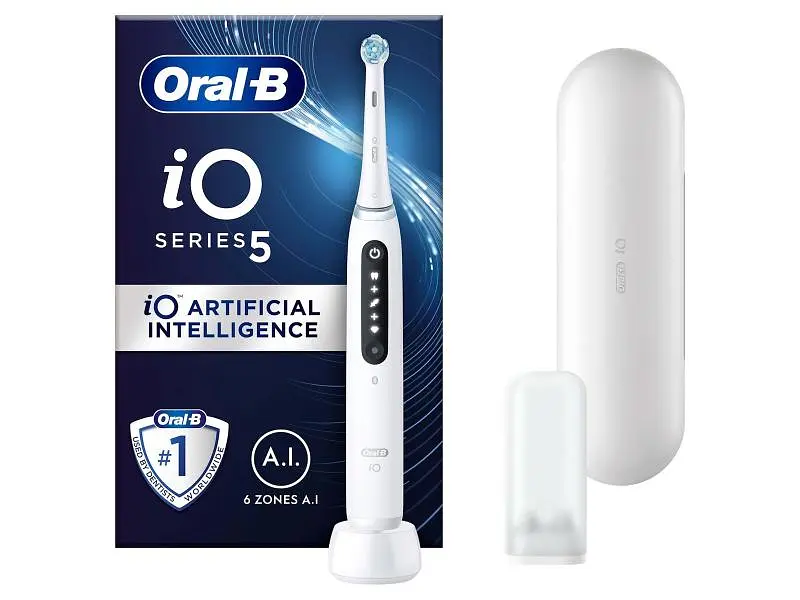 Електрична зубна щітка ORAL-B iO Series 5 iOG5.1A6.1DK Quite White - фото 3