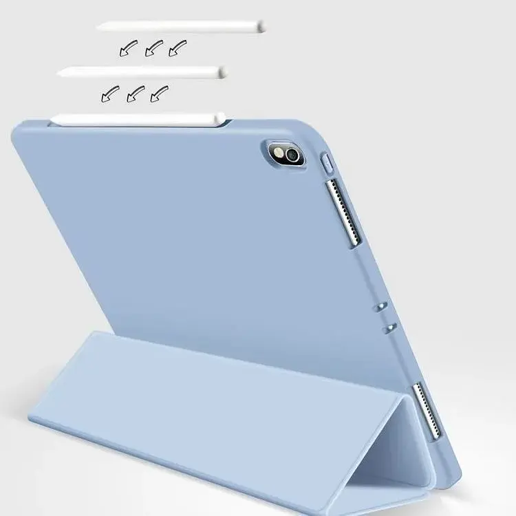 Чохол-книжка BeCover Tri Fold Soft TPU Silicone для Apple iPad Air 11" M2/M3 2024/2025 Light Blue (711409) - фото 4