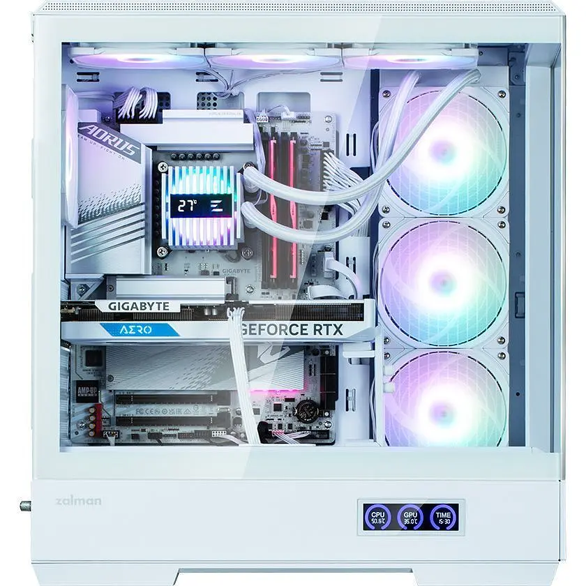 Корпус Zalman P50 DS White [146871] - фото 6