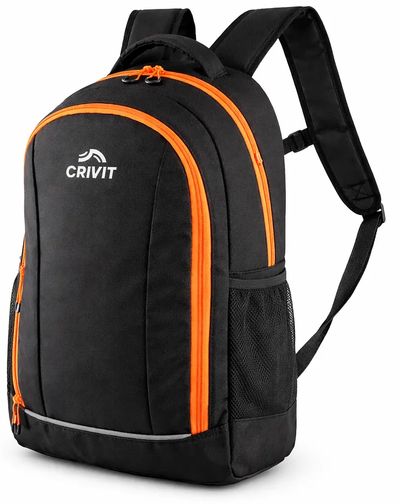Рюкзак міський Crivit Wander-Rucksack 20 л для ноутбука чорний - фото 3