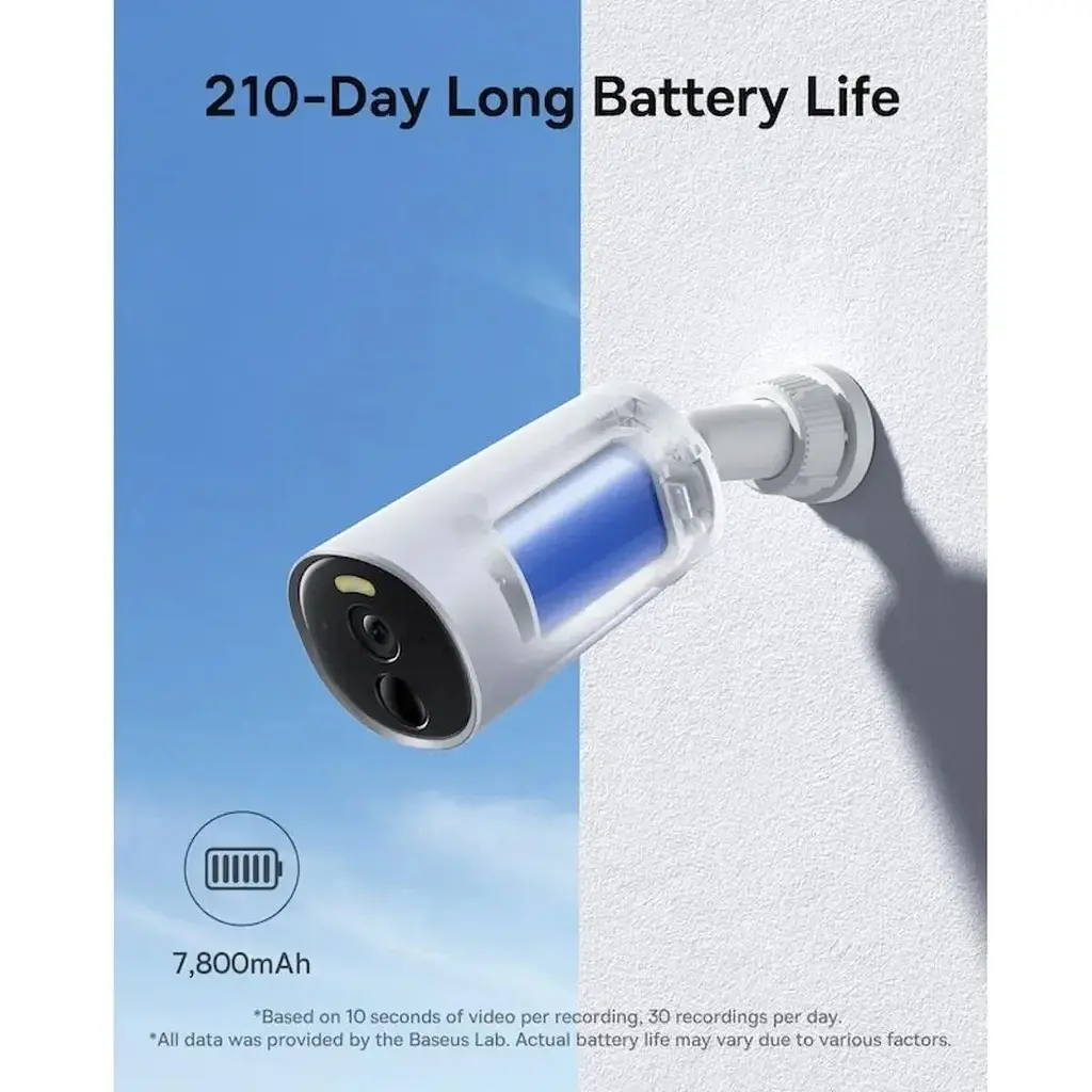 IP-камера видеонаблюдения Baseus Security B1 Outdoor Camera 2K внешняя (S0SV002130) - фото 10