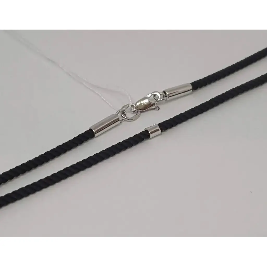 Ювелірний шнурок з текстилю Tango з золотими вставками. 950086В 40 - фото 3