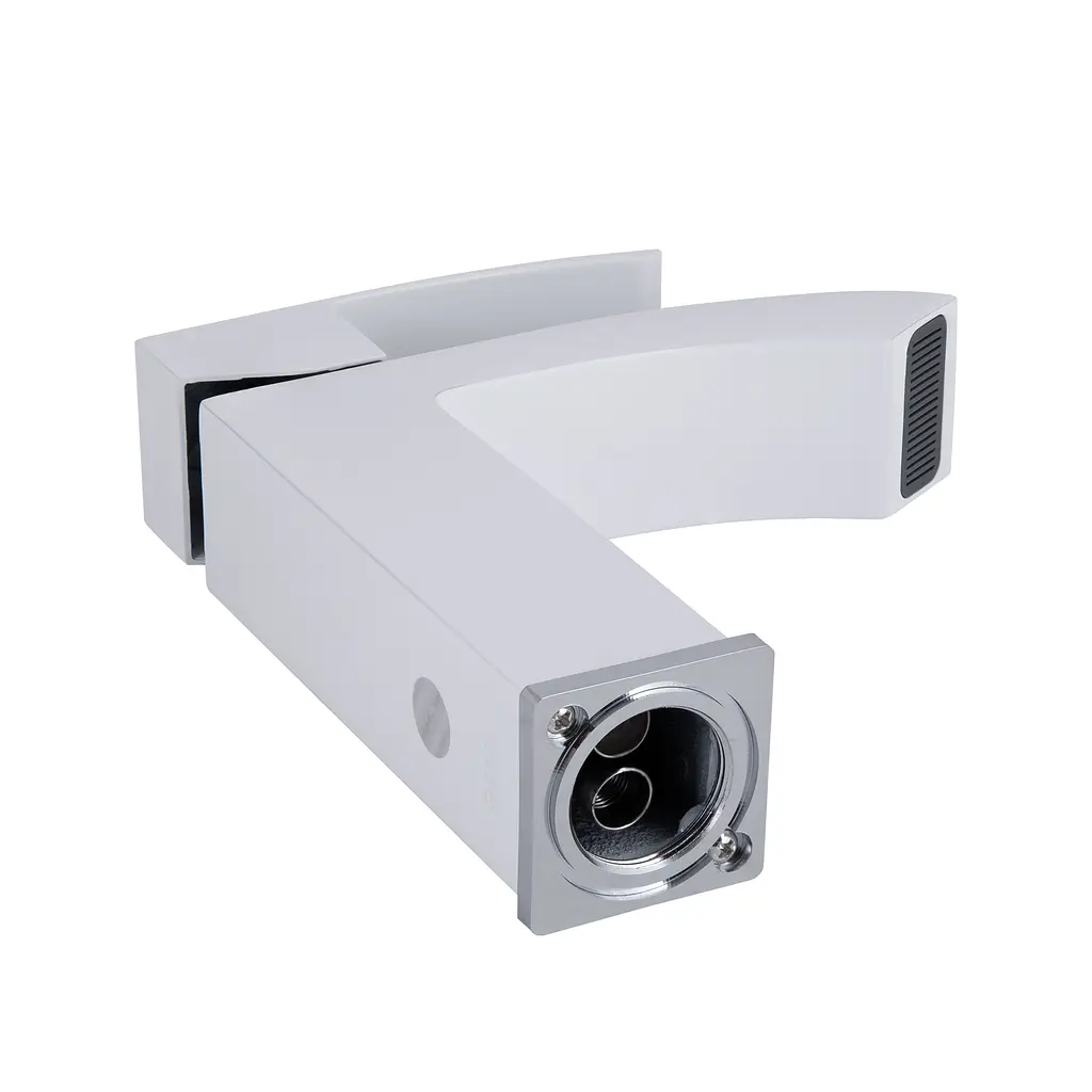 Змішувач для умивальника Qtap Swan Cascada QTSWA270CRW45568 Chrome/White Білий - фото 3