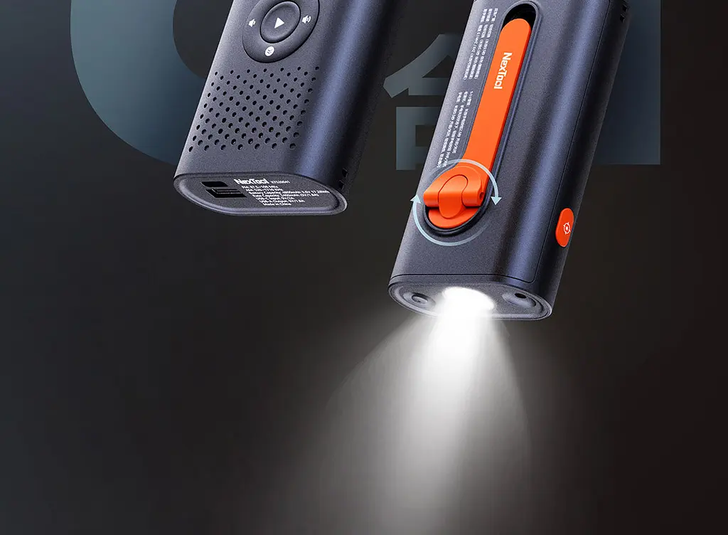 Многофункциональное радио Nextool Hand Crank Radio павер банк фонарь динамо - фото 6