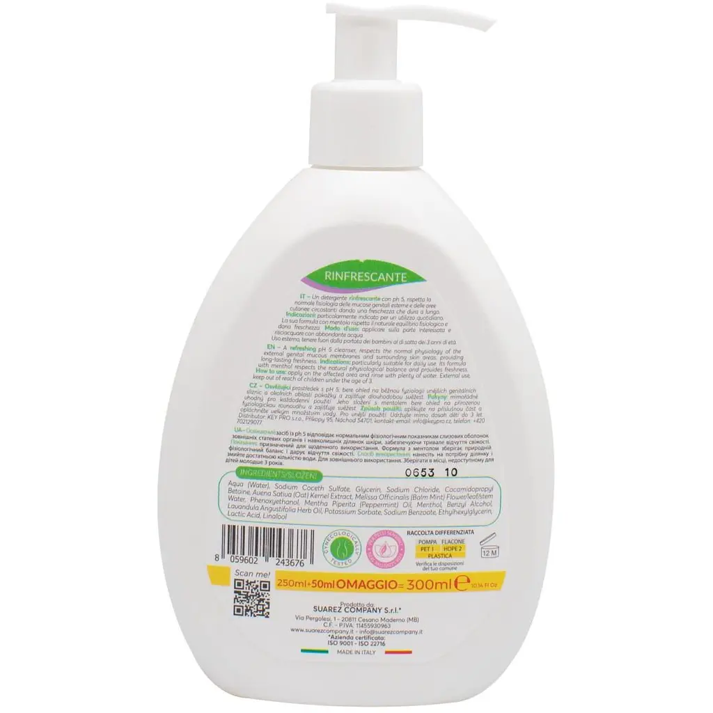 Крем-мило для інтимної гігієни Eloderma Refreshing 300 мл - фото 2