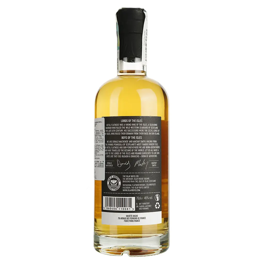 Уценка. Виски Flatnose Blended Malt Scotch Whisky 46% 0.7 л в подарочной упаковке - фото 5