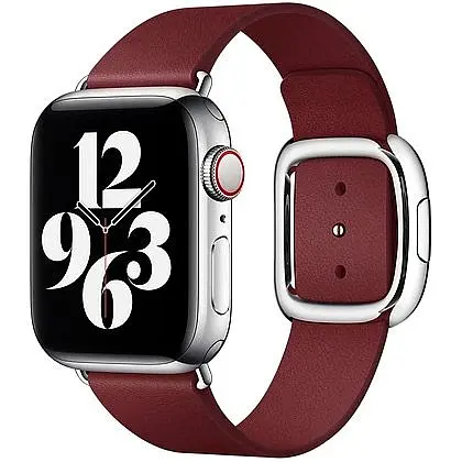 Ремінець Apple Modern Buckle для Apple Watch 38/40/41mm Garnet Size L (MY652) [78745] - фото 2