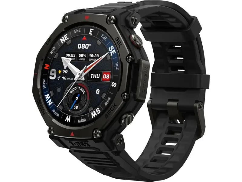 Смарт-годинник Amazfit T-Rex 3 Pro Tactical Black (W2444OV1N) - фото 2