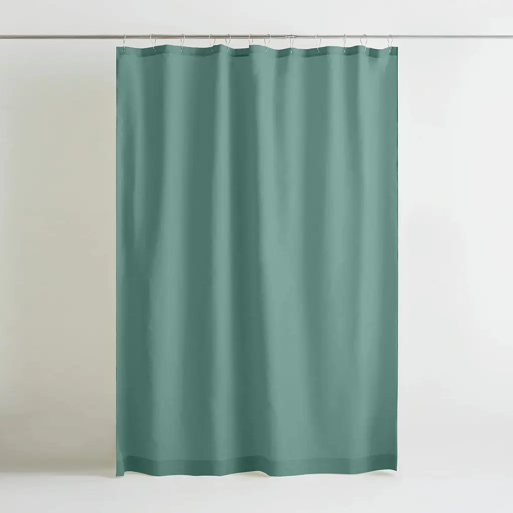 Шторка для душу та ванної Cosas з кільцями 180х200 agave, м'ята (ShowerCurtains_06Agave_DUK_180x200_Hook) - фото 2