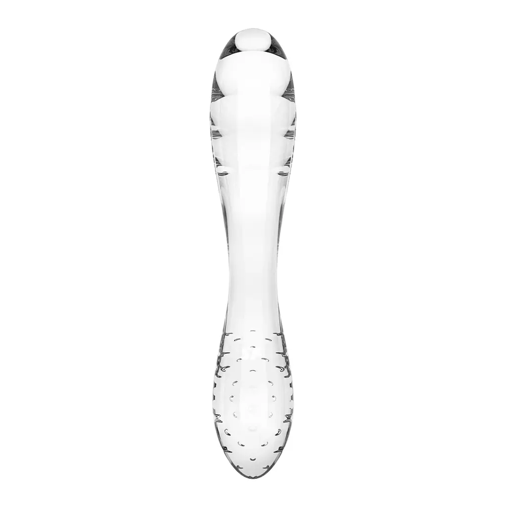 Фалоімітатор Satisfyer Dazzling Crystal 1 18.4 см прозорий - фото 3