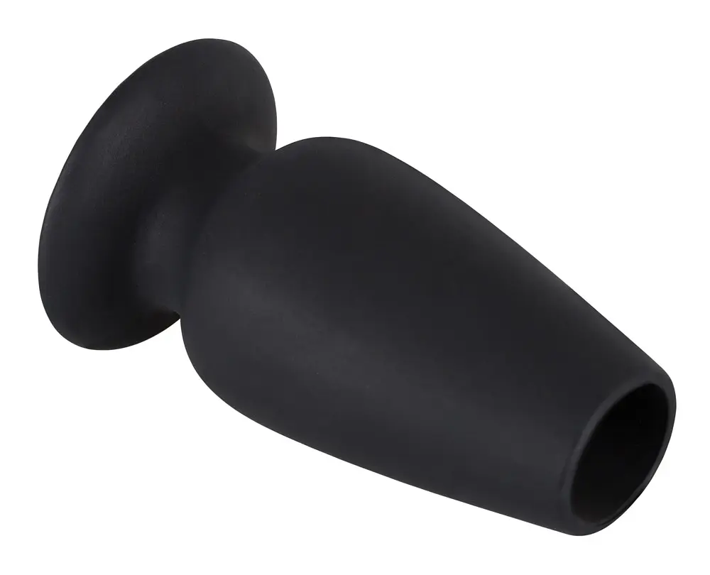 Силіконовий анальний тунель Orion Lust Tunnel Plug M, 10х5 см, чорний - фото 5
