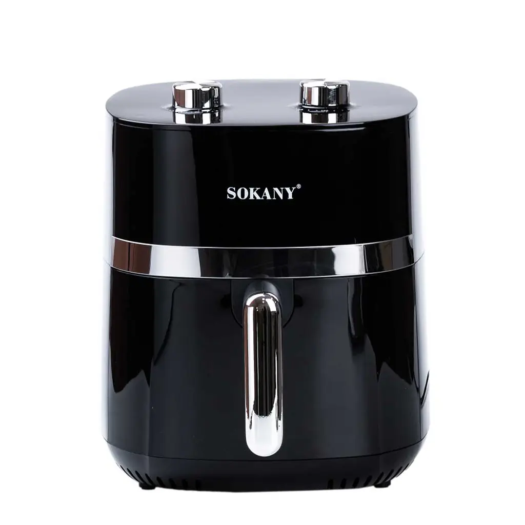 Аерогриль-фритюрниця Sokany SK-10024 на 6,5 л з терморегулятором чорний (SK10024)