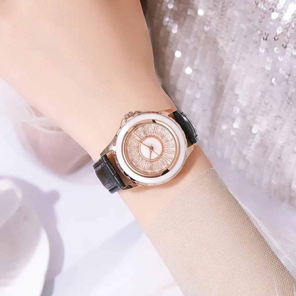 Жіночий наручний годинник 2172RGBK Rose Gold-Black Skmei acs0030201 - фото 3