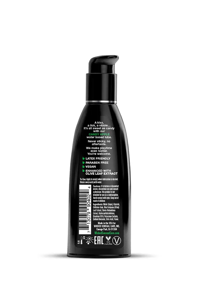 Їстівний лубрикант зі смаком яблука Wicked Aqua 60 ml - фото 2