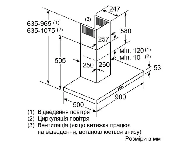 Витяжка Siemens LC 97BHM50 - фото 6