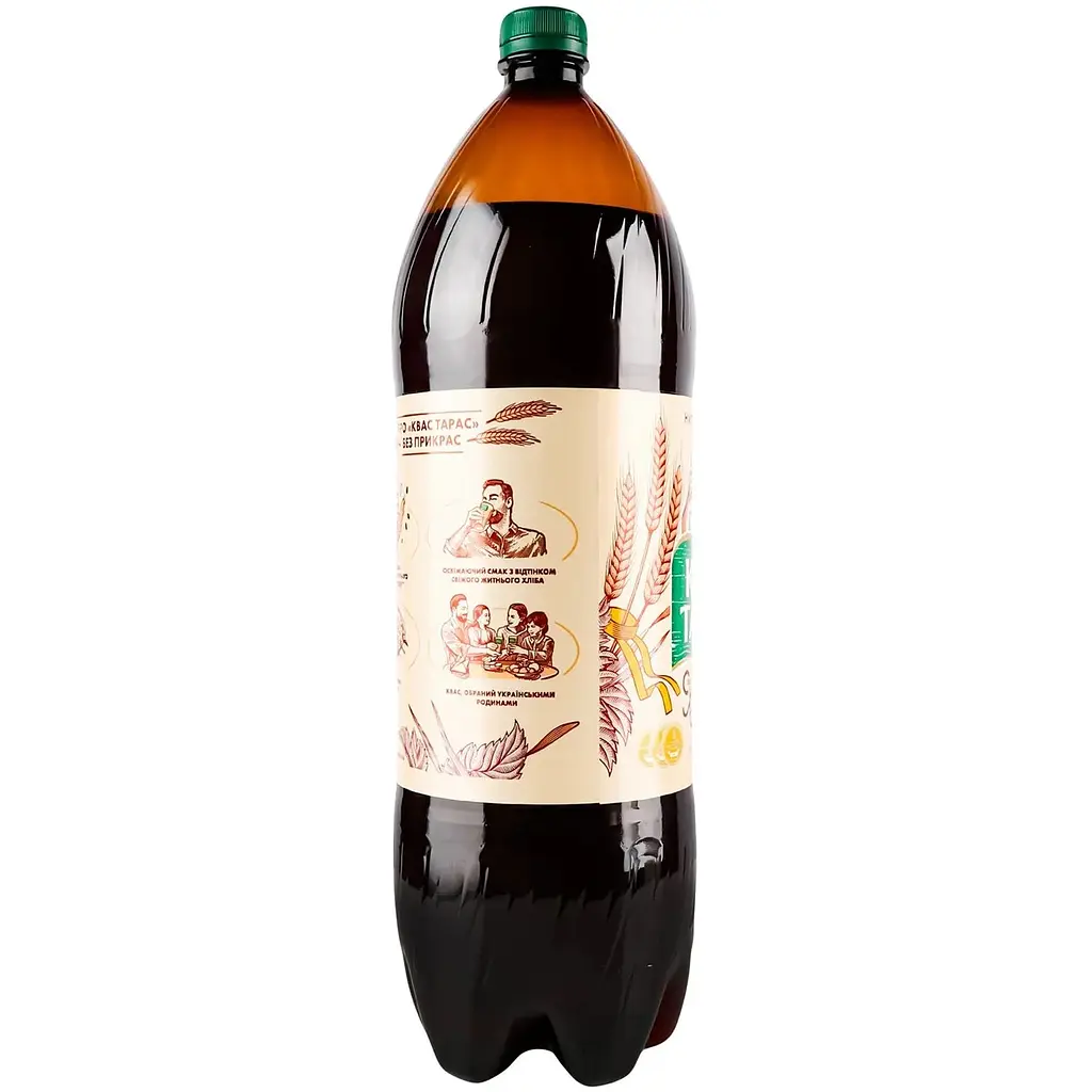 Напиток Квас Тарас Хлебный 2 л - фото 2