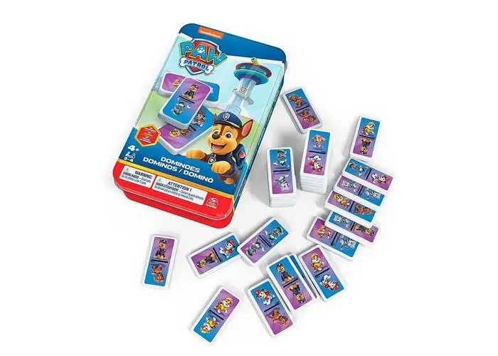 Настольная игра Spin Master Домино Щенячий патруль (в жестяной коробке) (Domino: Paw Patrol) (SM98408/6067468) - фото 5