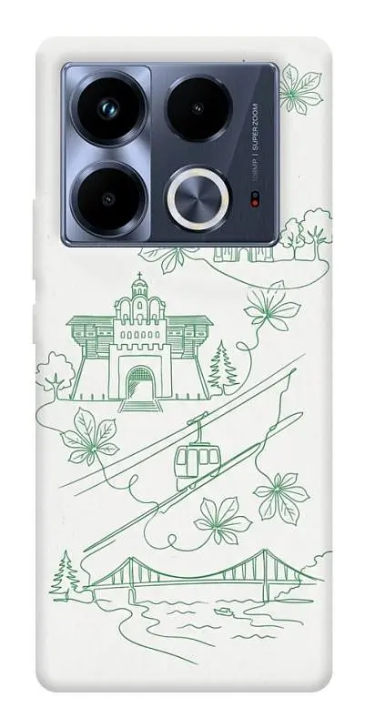 TPU чохол Demsky Heart of Kyiv для Infinix Note 40 4G