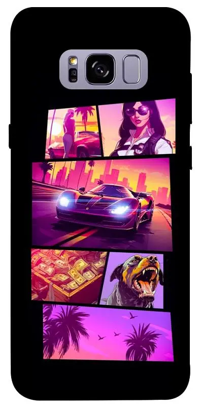 TPU чохол Demsky GTA vibes для Samsung G955 Galaxy S8 Plus