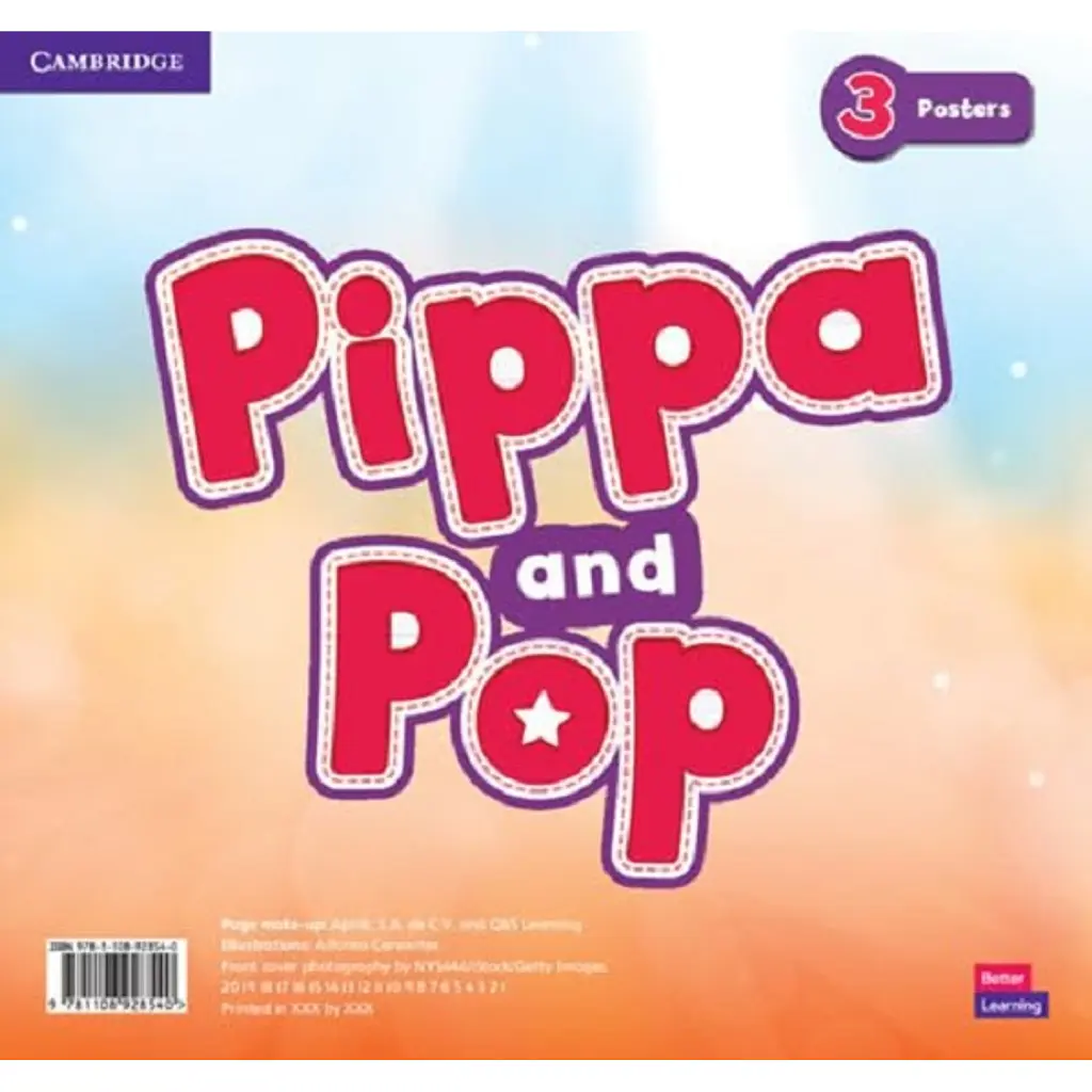 Pippa and Pop 3 Posters British English -