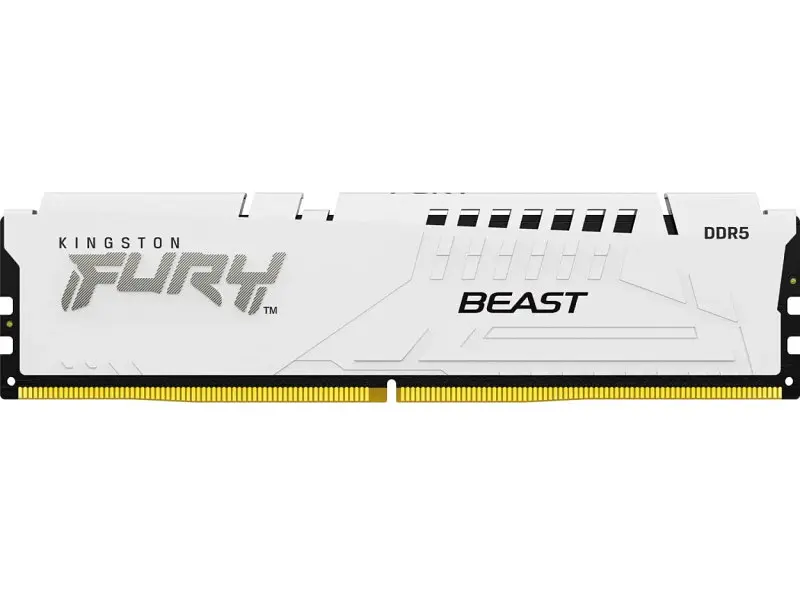 Модуль пам'яті Kingston FURY 32 GB (2x16GB) DDR5 6400 MHz Beast EXPO White (KF564C32BWEK2-32) - фото 3