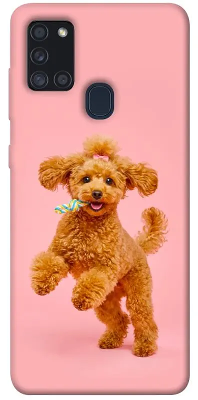 TPU чохол Demsky Happy poodle для Samsung Galaxy A21s