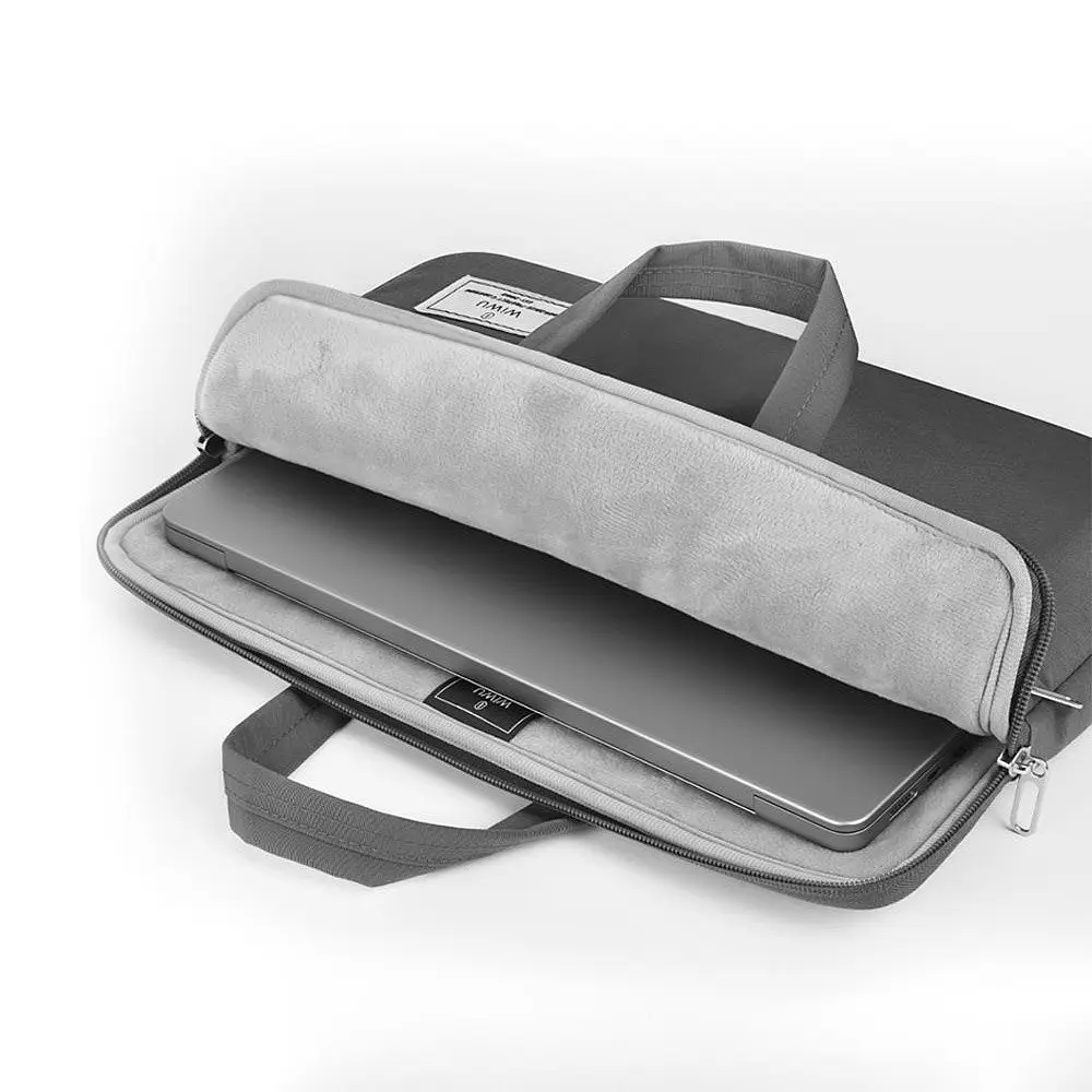 Для ноутбука Wiwu Vivid Laptop Handbag 14'' Grey - фото 2