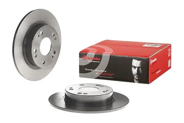 Диск гальмівний задній невентильований Honda Civic VIII-IX, Acura ILX 05-25р Brembo (08.A147.11) - фото 2