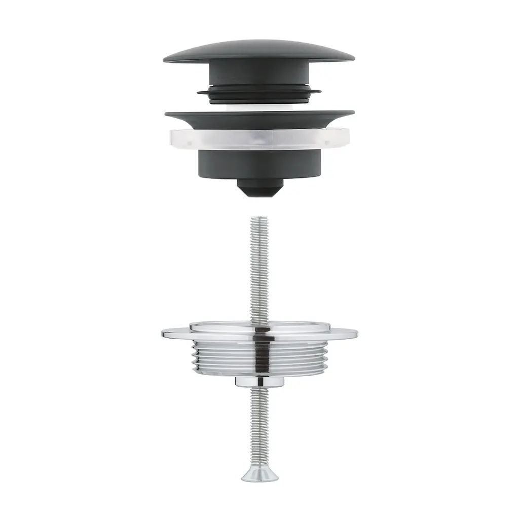 Набір змішувачів 3 в 1 для ванної кімнати Grohe QuickFix Start Black UA303304TM, Чорний матовий - фото 5