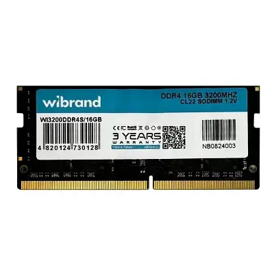 Модуль пам'яті для ноутбука SoDIMM DDR4 16GB 3200 MHz Wibrand (WI3200DDR4S/16GB) - фото 4