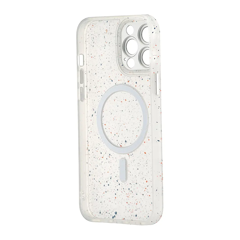 Чохол Splatter with MagSafe Protected Camera iPhone 13 Pro Max White - фото 3