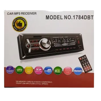 Автомагнітола XPRO 1DIN MP3 1784BT 1USB 2USB-зарядка TF card bluetooth чорний (14244_520) - фото 2