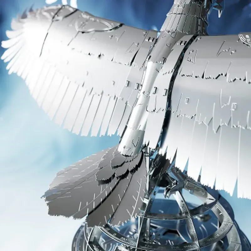 Конструктор Metal Time Колекційна модель Unity Wings Eagle Silver Armor (MT101/READY) - фото 3