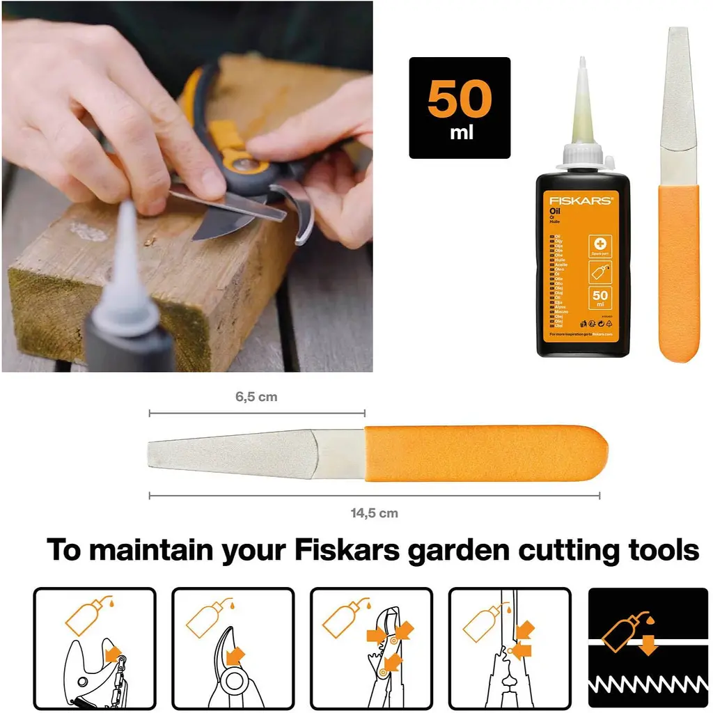 Комплект по догляду за інвентарем Fiskars (1001640) - фото 3
