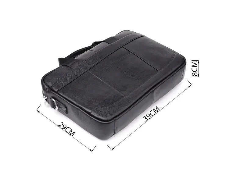 Діловий портфель для чоловіків із натуральної шкіри Vintage 39×29×8 см sum0027441 - фото 3