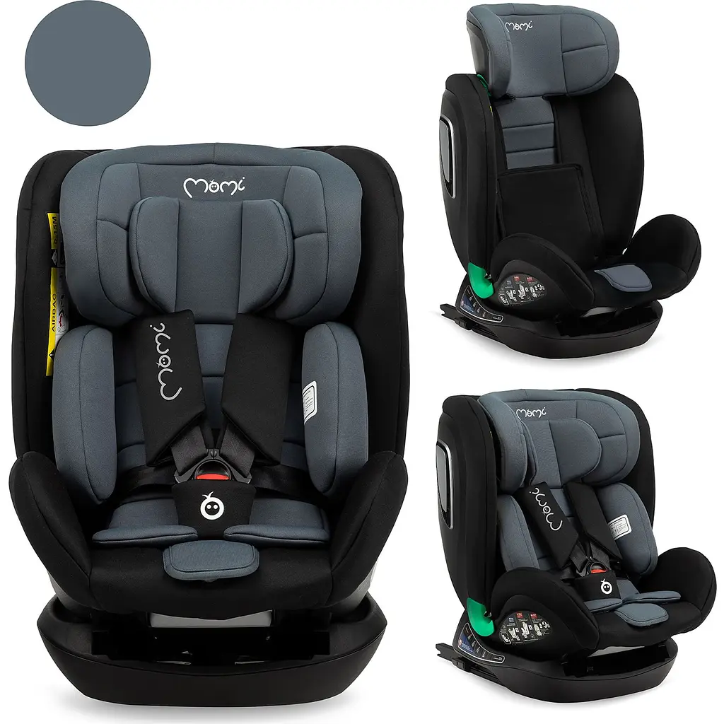 Автокресло MoMi Urso I-Size 0-36 кг Black - фото 5