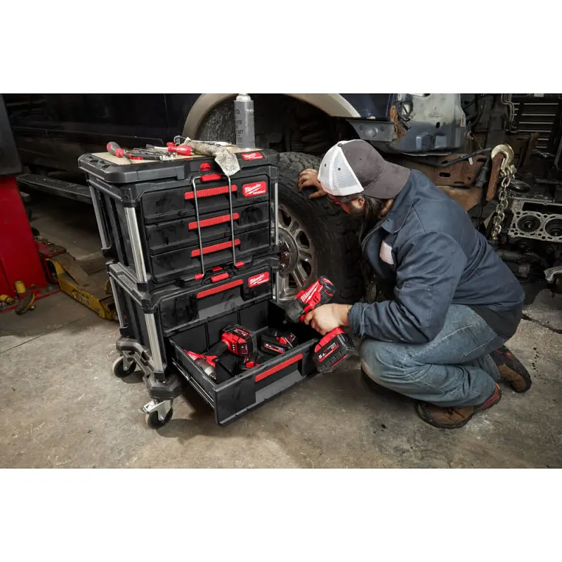 Набір ящиків для інструментів PACKOUT MILWAUKEE набір №4 арт. 4932472128 4932472129 4932472130 4932471068 - фото 3