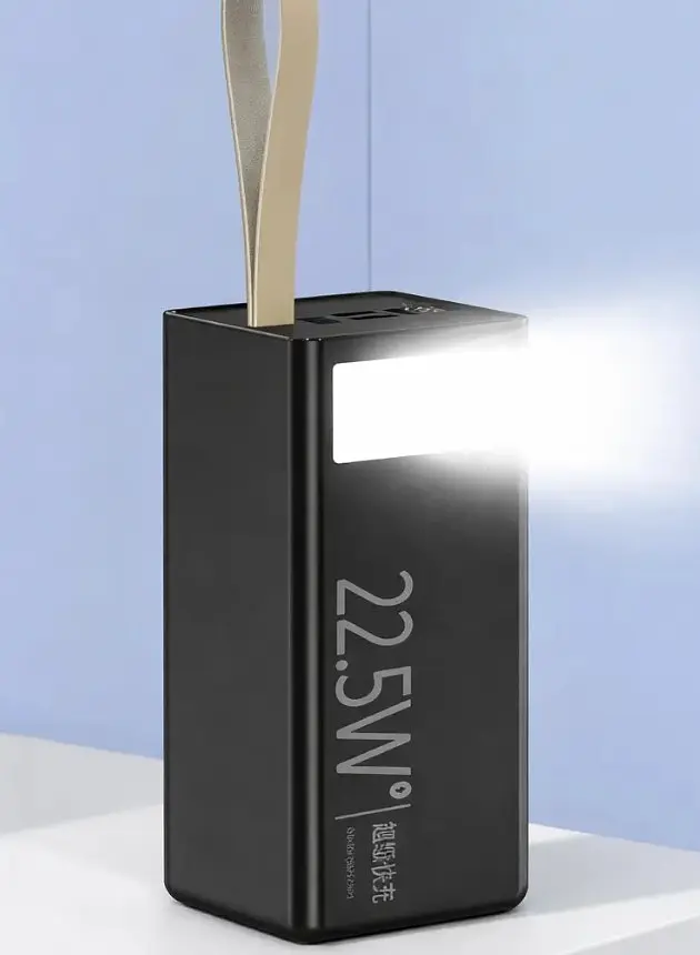 Портативний повербанк Unitech U86A Power Bank 50000 mAh 22.5W Чорний (2104619154) - фото 4