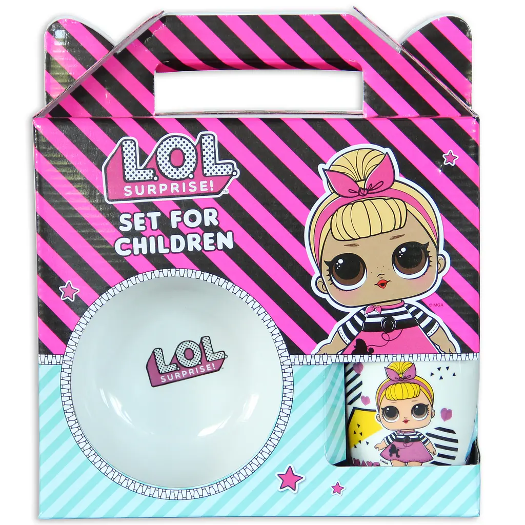 Набір порцеляновий L.O.L.Surprise! Totally awesome 3 предмети (76001100) - фото 12