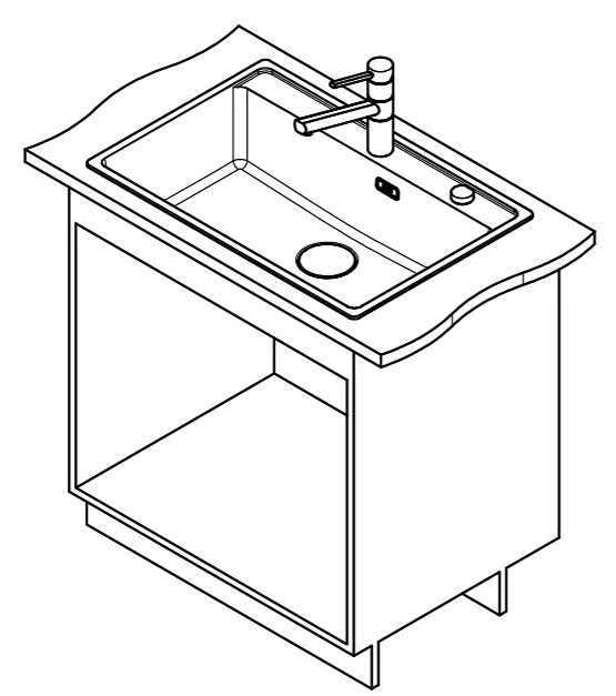 Кухонна мийка Franke Maris MRG 610-72 TL (114.0720.004) гранітна - врізна - Чорний матовий - фото 6