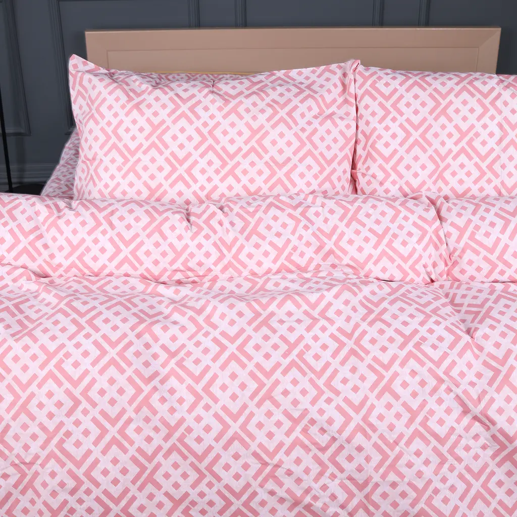 Комплект постільної білизни Ranforce Elite MIRSON Abstract Pink 143х210см (2200013166931) - фото 2