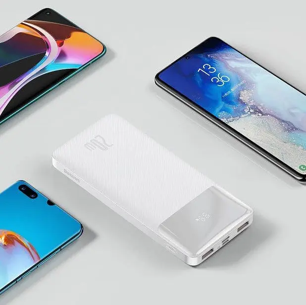 Портативная батарея Baseus Bipow Digital Display 10000mAh 20W Overseas Edition PPBD050502 белая - фото 5