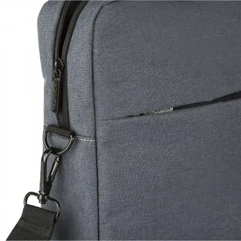 Сумка для ноутбука Canyon 16" B-4 Elegant Gray laptop bag (CNE-CB5G4) - фото 4