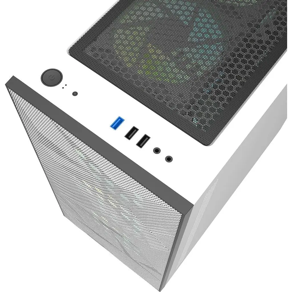 Корпус Darkflash DLM21 MESH WHITE mATX (DLM21 MESH WHITE) Без БП - фото 5