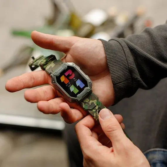 Розумний наручний годинник Smart UWatch Military (Камуфляж) - фото 4
