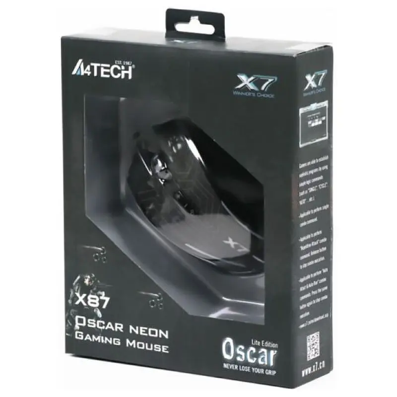 Мышь игровая A4Tech X87 Oscar Neon - фото 5