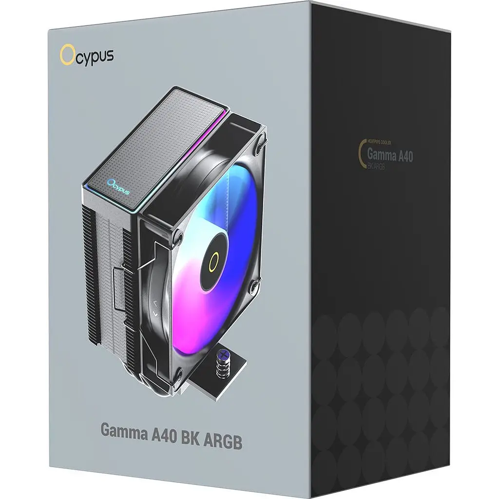 Кулер для процесора Ocypus Gamma A40 ARGB Black (GAMMA-A40-BK1AAWN00X-GL) [165813] - фото 10